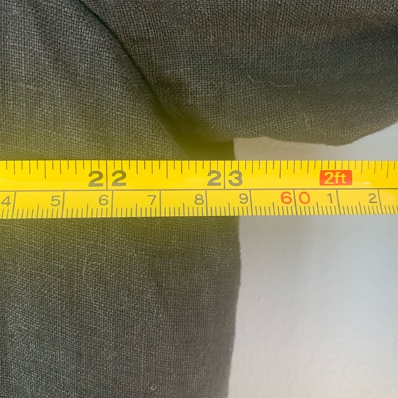 PA Company Boston 100% Linen Shacket Blouse Jacket Size L Black Like New Vintage - Picture 7 of 10